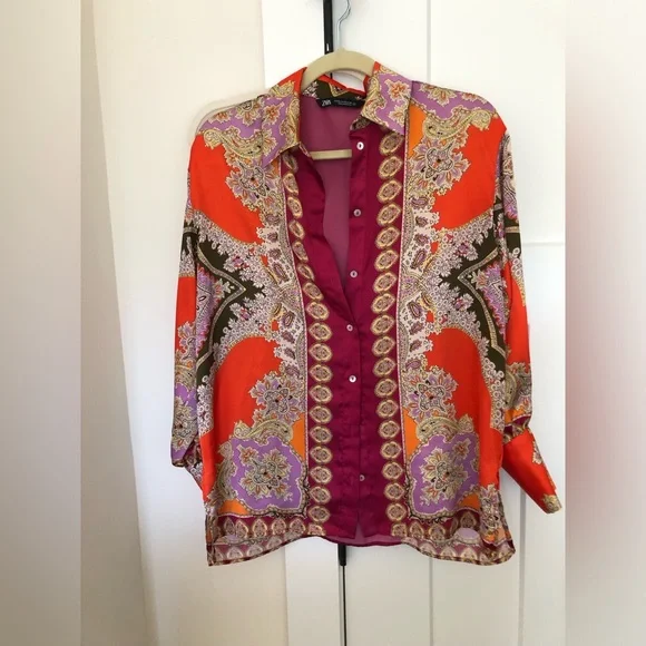 Zara paisley pattern co-ord - Picture 2 of 9